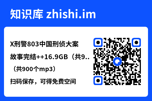 X刑警803中国刑侦大案故事完结