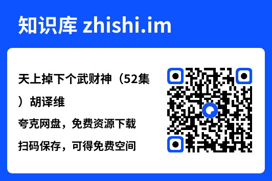 天上掉下个武财神(52集)胡译维"网盘下载"