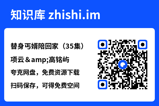 替身丐婿陪回家（35集）项云&高铭屿"网盘下载"