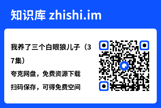 我养了三个白眼狼儿子(37集)"网盘下载"