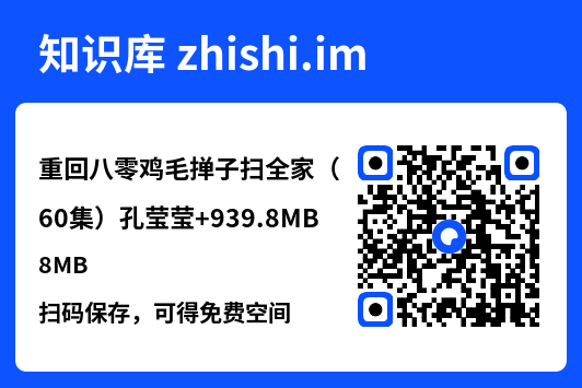 重回八零鸡毛掸子扫全家（60集）孔莹莹