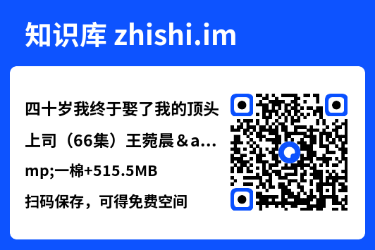 四十岁我终于娶了我的顶头上司(66集)王菀晨&一棉