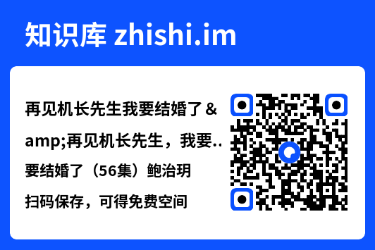 再见机长先生我要结婚了&再见机长先生，我要结婚了（56集）鲍治玥"网盘下载"
